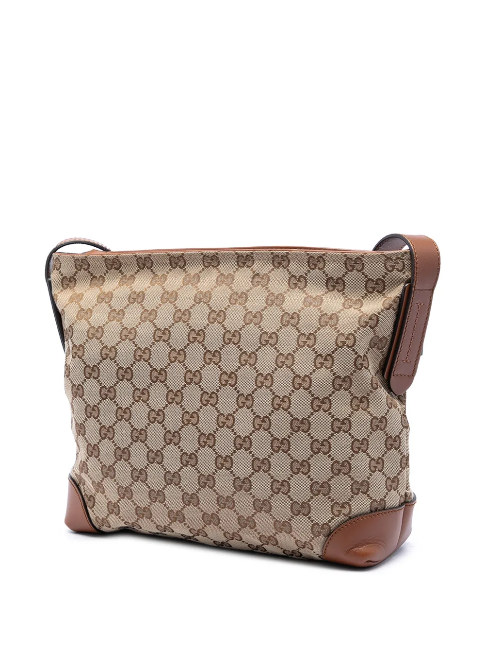  Gucci Pre-owned Bandolera De Lona Con Motivo Gg 2016-2026 - Neutro 