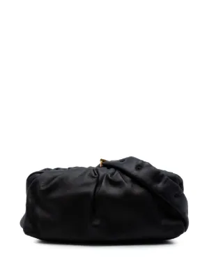 Bottega Veneta Pre-Owned ザ・ポーチ バッグ | ブラック | FARFETCH JP
