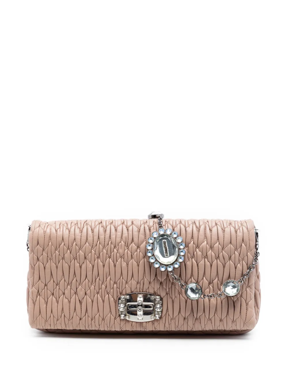 Miu Miu Pre-Owned Borsa a tracolla matelassé 2010-2026 - Marrone