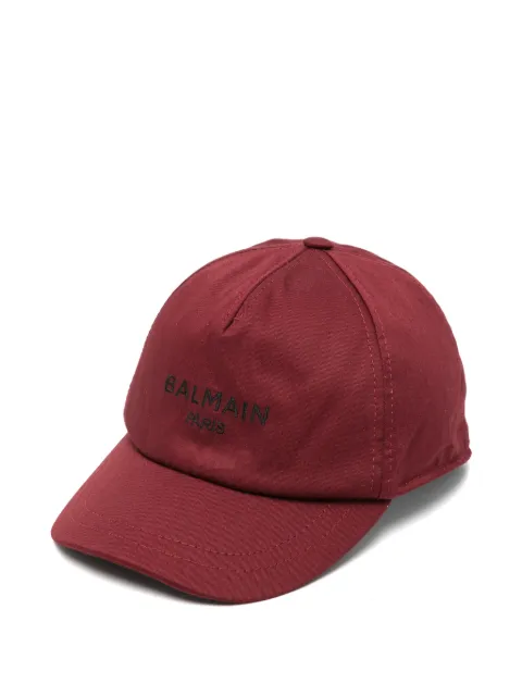Balmain Kids logo-embroidered baseball cap
