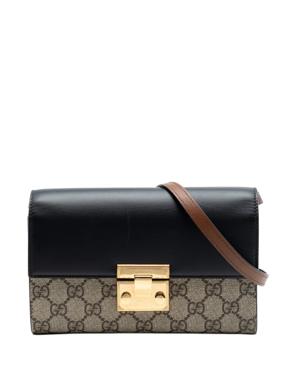 Gucci Pre-Owned Borsa a tracolla GG Supreme piccola 2016-2026 - Toni neutri