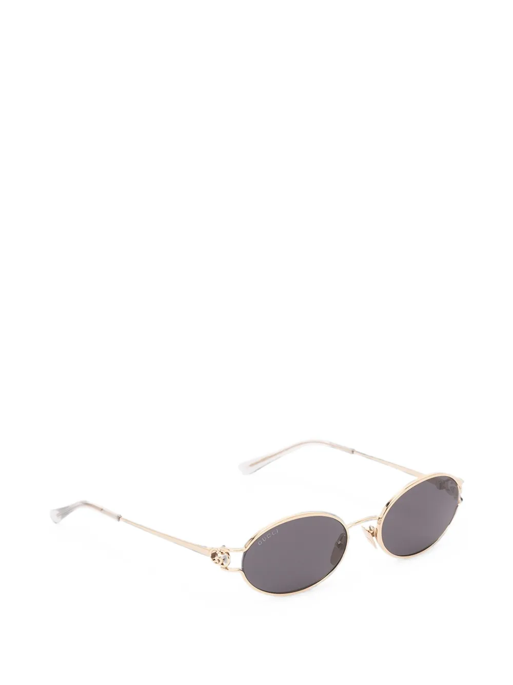 Gucci Eyewear Interlocking G oval-frame sunglasses - Oro