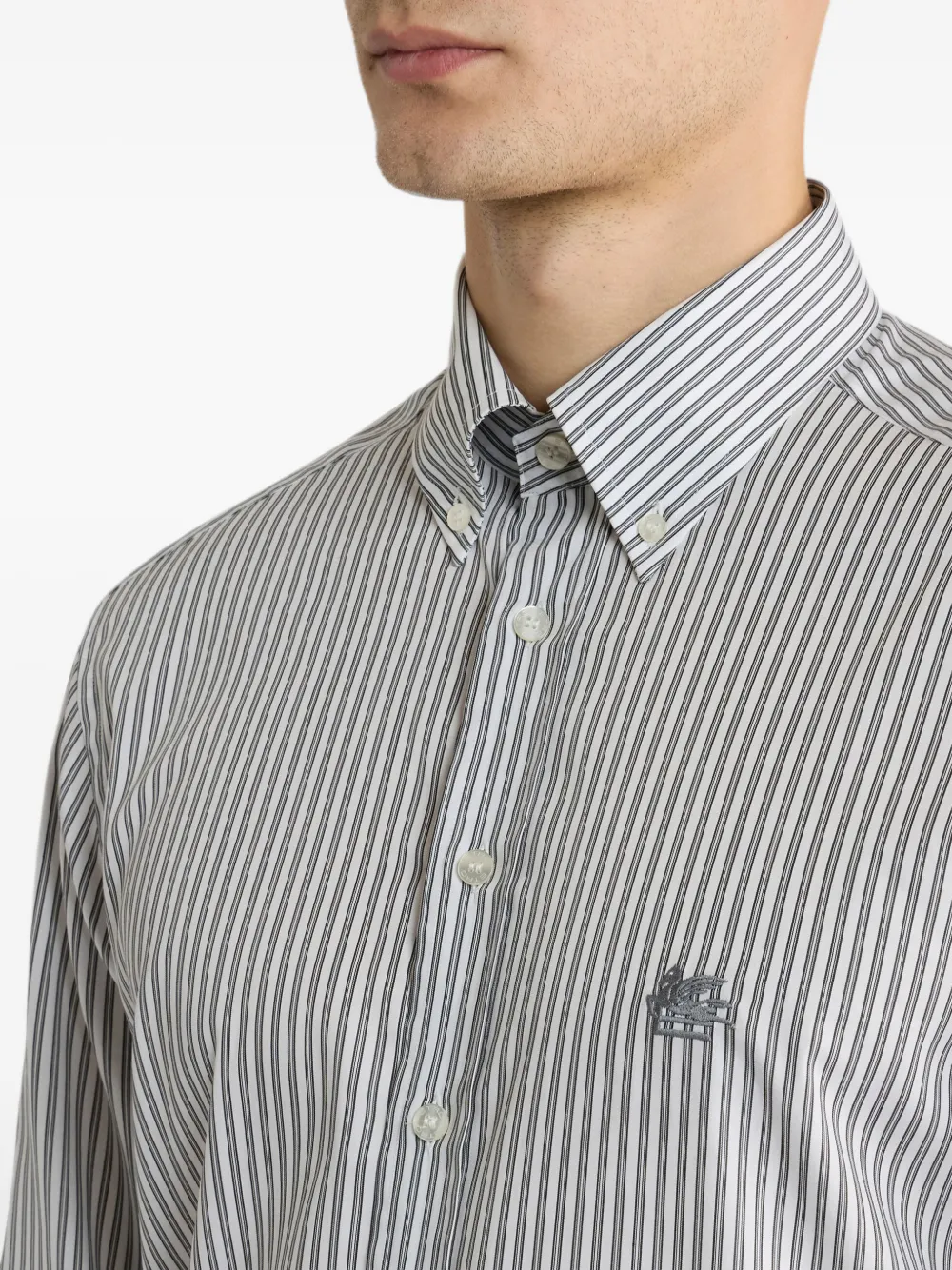 ETRO Gestreept blouse Wit