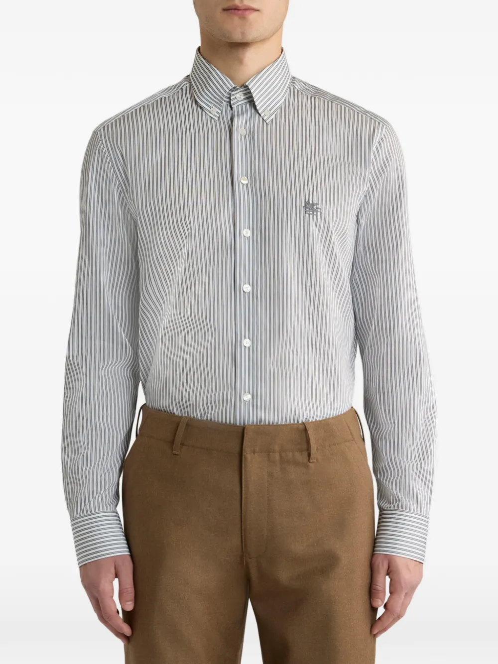 ETRO Gestreept blouse Wit