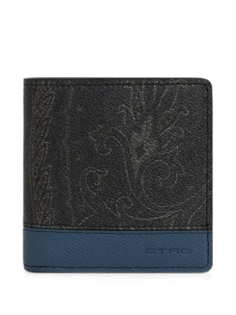 ETRO compact Arnica wallet with leather insert