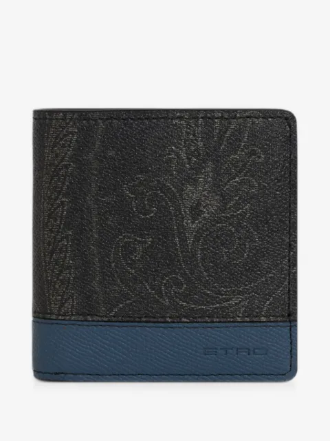 ETRO compact Arnica wallet with leather insert
