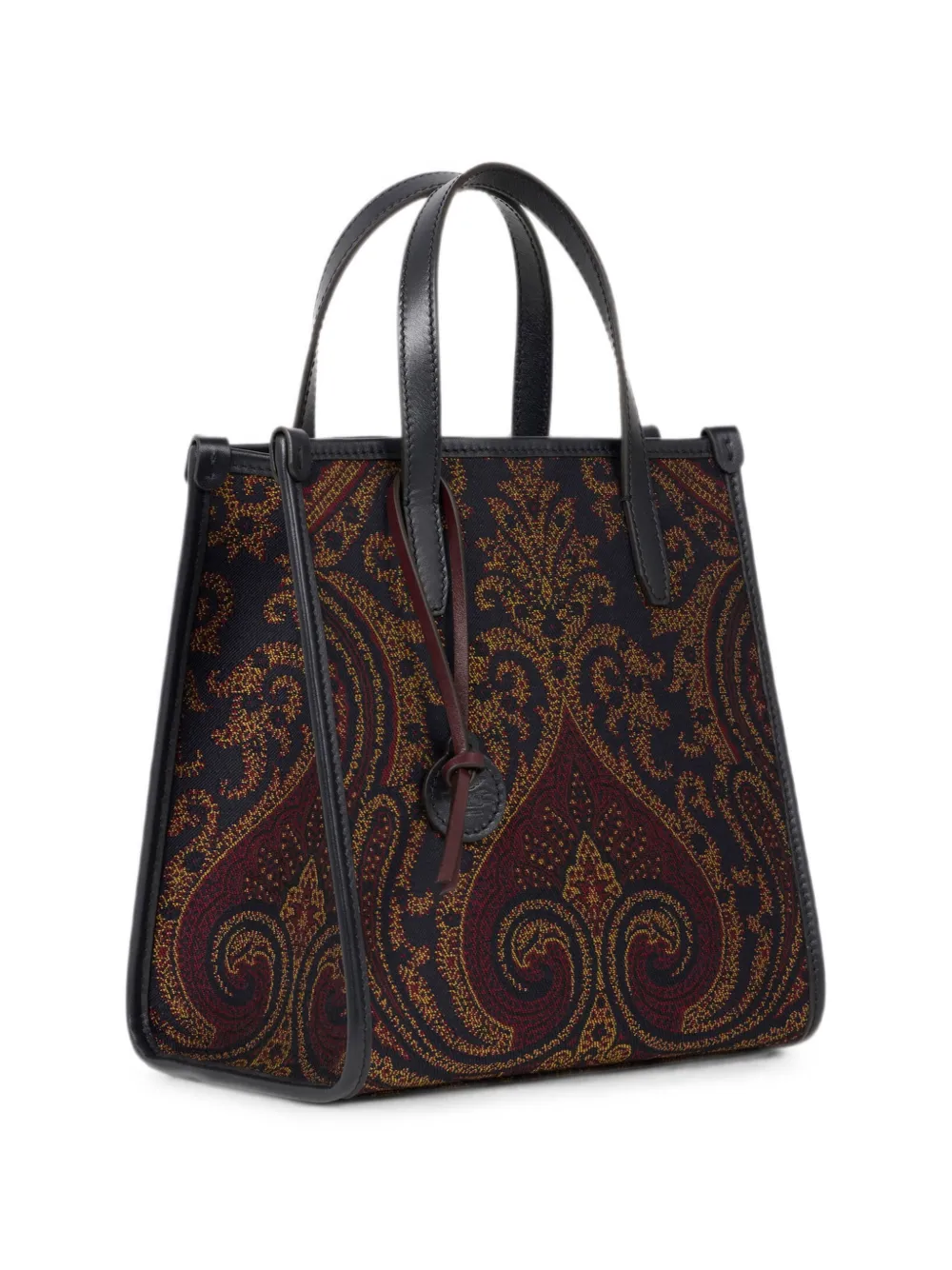 ETRO Love Trotter tas van jacquardstof met Paisley motief Blauw