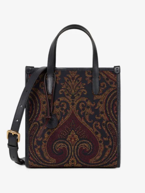 ETRO small Love Trotter bag in jacquard fabric with Paisley motif