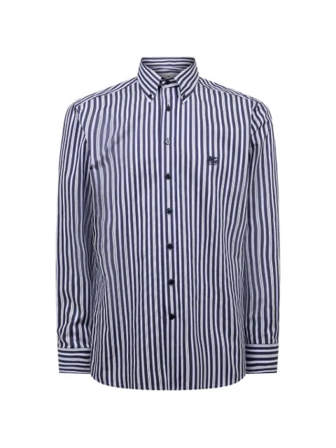 ETRO striped button-down cotton shirt 