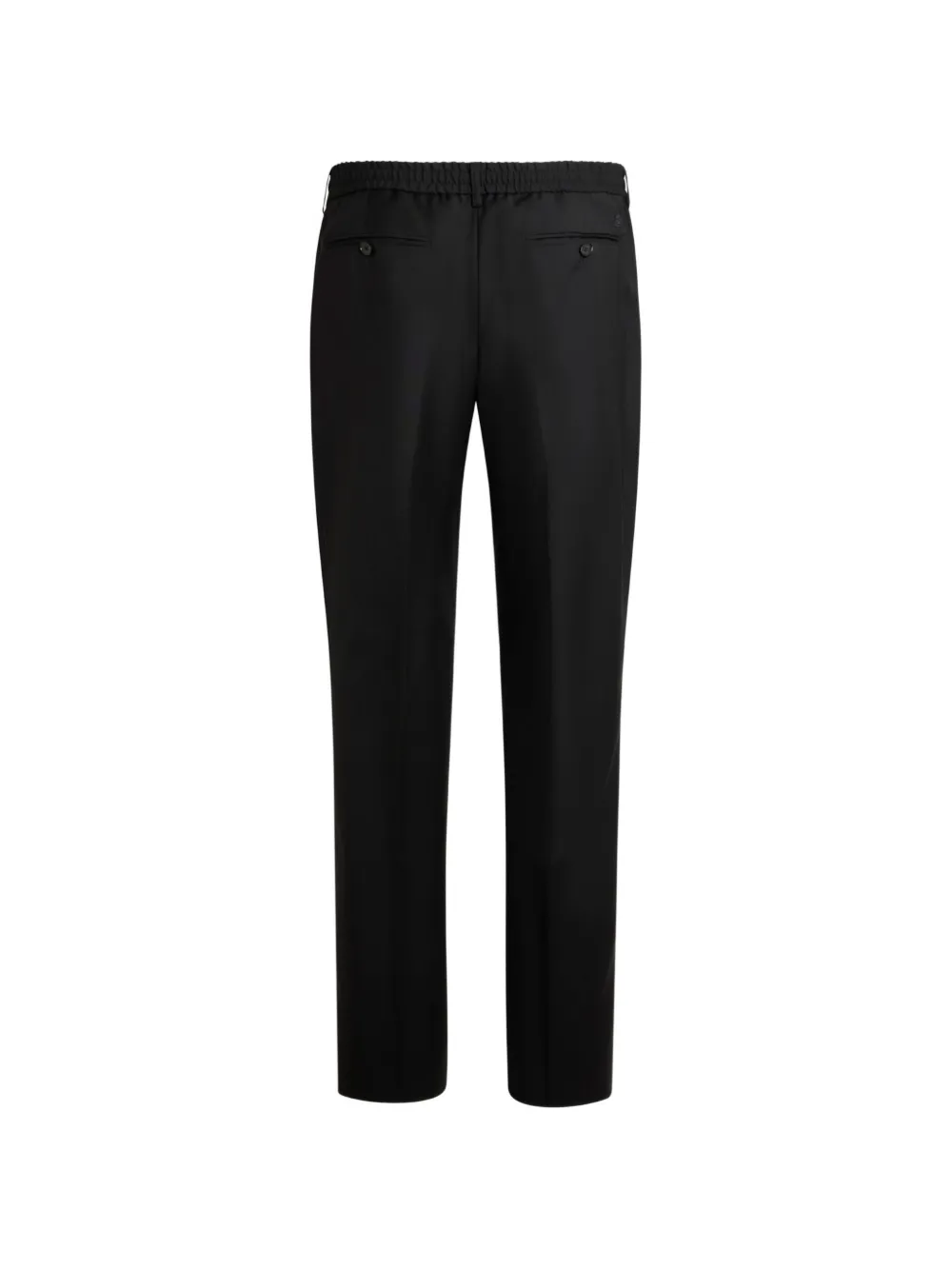 ETRO Sporty broek met scheerwol Zwart