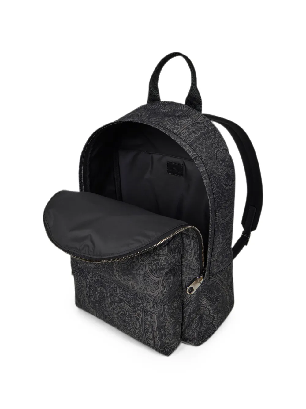 ETRO Nylon rugzak met Arnica-motief Zwart