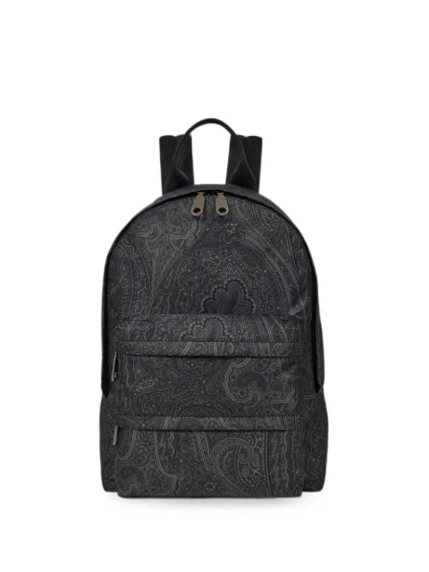 ETRO nylon backpack with Arnica motif