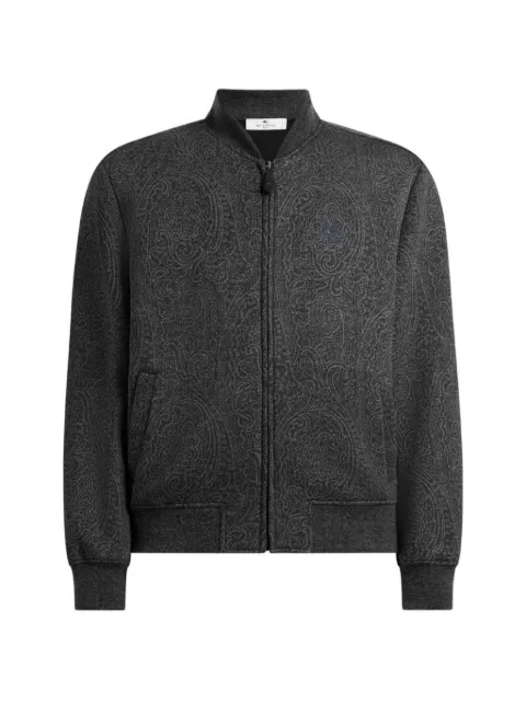 ETRO jacquard bomber jacket with Arnica motif