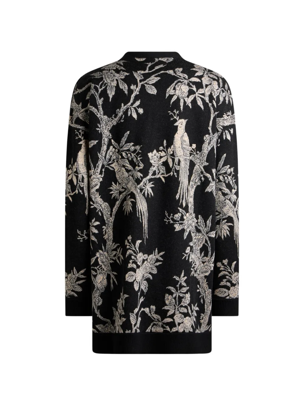 ETRO Vest van wolblend met jacquard en natuurpatroon Zwart