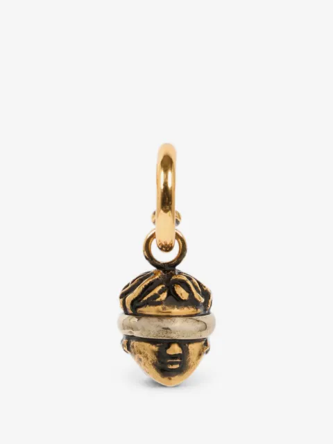 ETRO drop earrings with blindfolded goddess