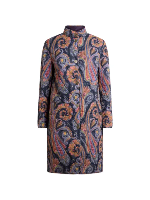 ETRO quilted paisley coat