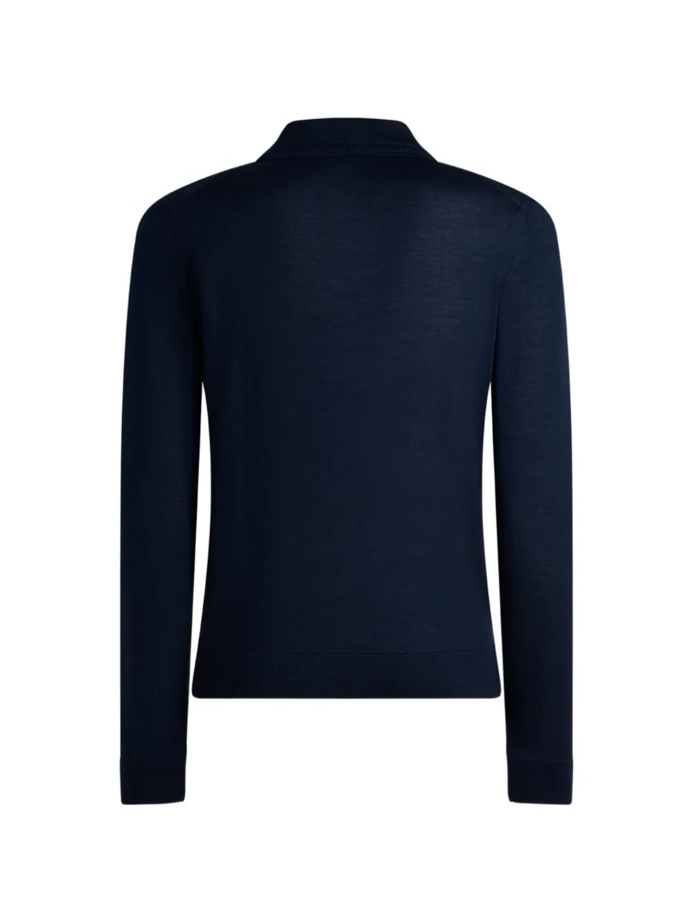 ETRO Fuji trui met polokraag en lange mouwen Blauw