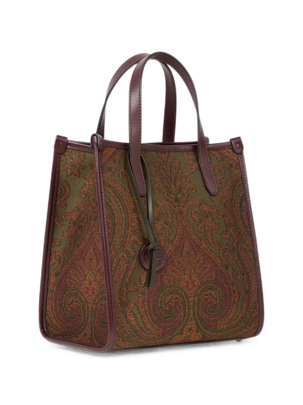 ETRO Love Trotter tas van jacquardstof met Paisley motief Groen