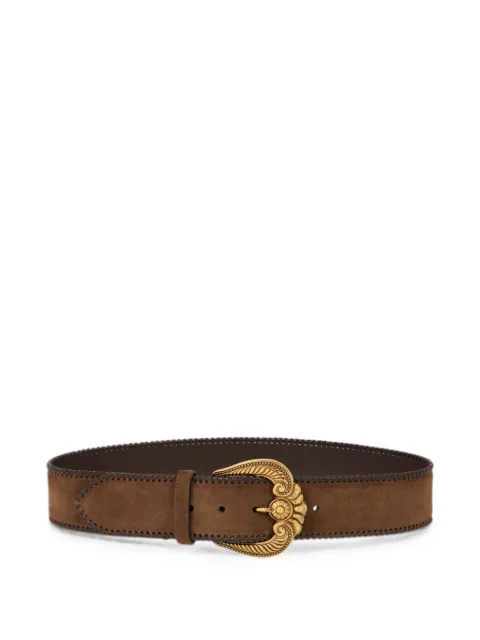 ETRO ceinture en daim à boucle Paisley