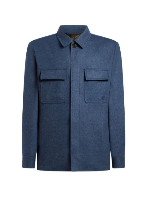 ETRO surchemise en cachemire et laine