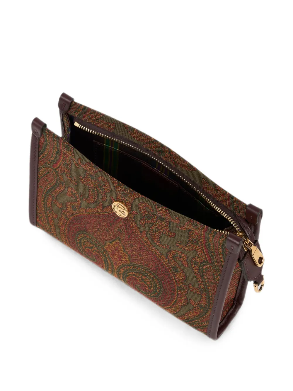 ETRO Paisley jacquard buidel Groen