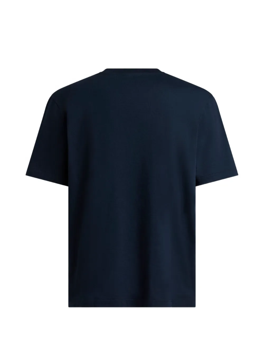 ETRO T-shirt van katoen-jersey met Pegaso-borduurwerk Blauw