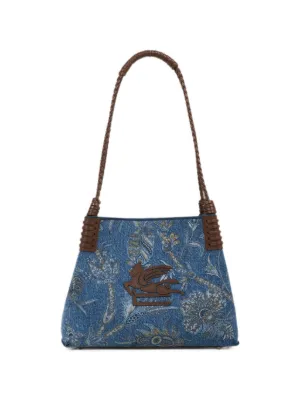 ETRO Pegasus フローラル ハンドバッグ | ブルー | FARFETCH JP
