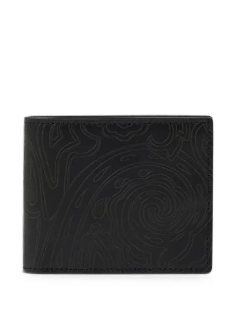 ETRO ペイズリー レザー二つ折り財布