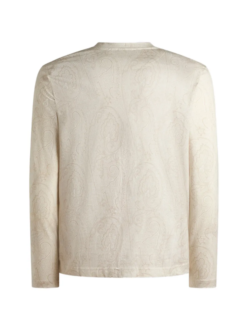 ETRO Katoenen jersey trui met Arnica-motief Beige