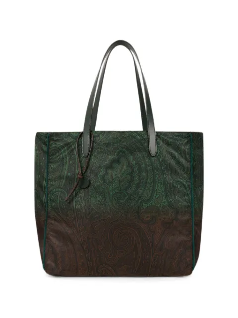 ETRO Unfold Me nylon tote bag with degradé Arnica motif