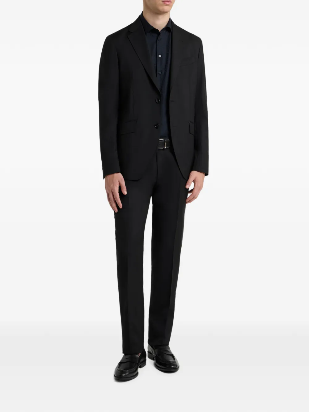 ETRO Overhemd met katoenen jacquard en medaillon-patroon Zwart