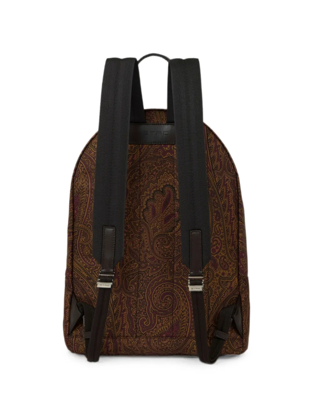 ETRO Nylon rugzak met Arnica-motief Bruin