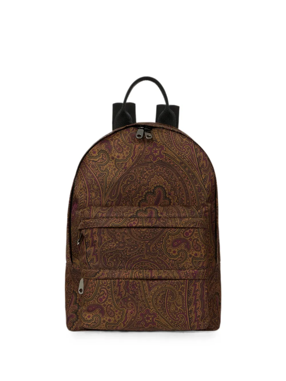 ETRO nylon backpack with Arnica motif | Brown | Image 1