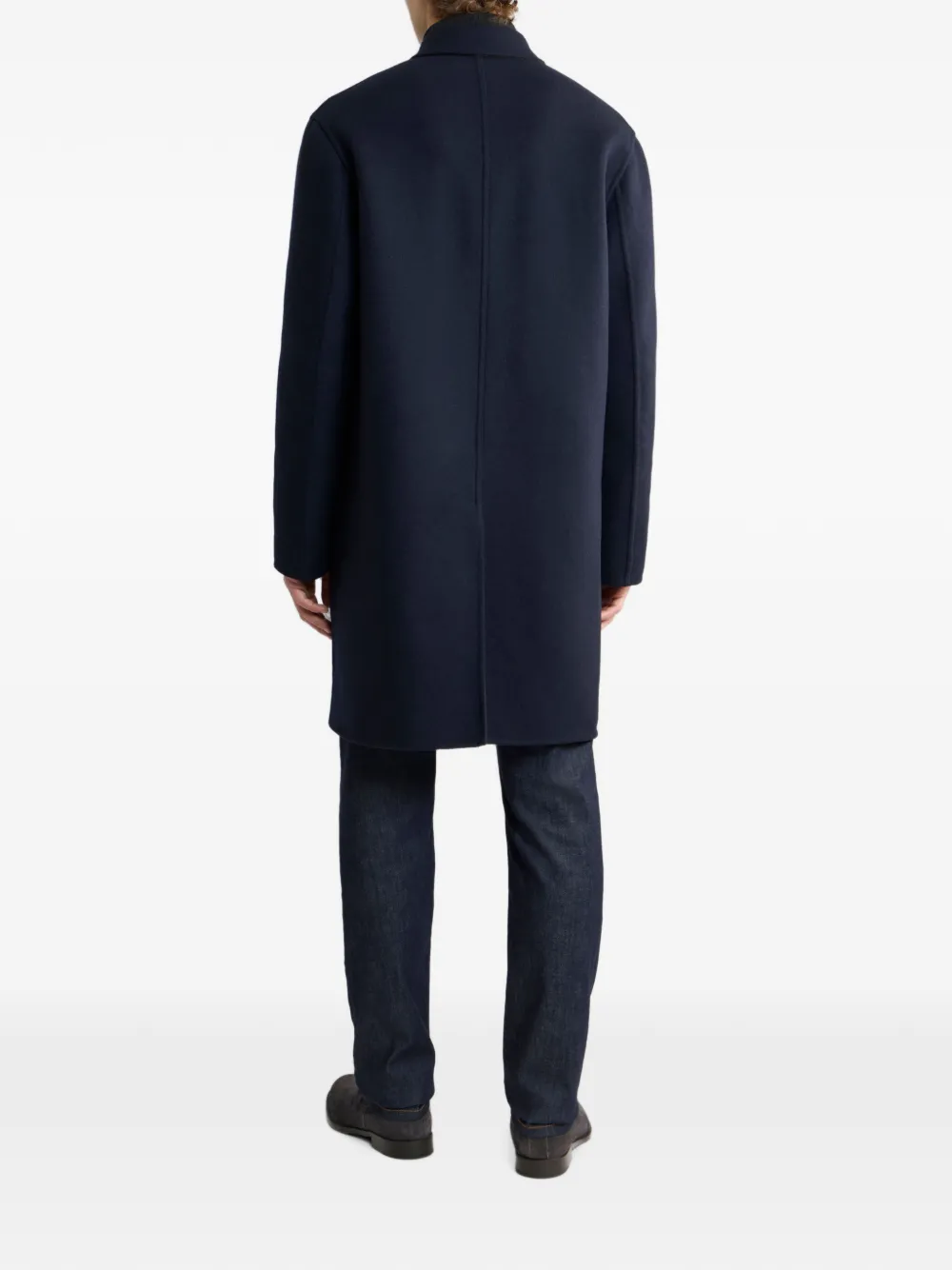 ETRO Wollen jas Blauw
