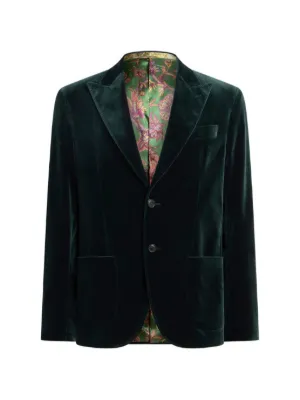 ETRO コーデュロイ シングルジャケット | グリーン | FARFETCH JP
