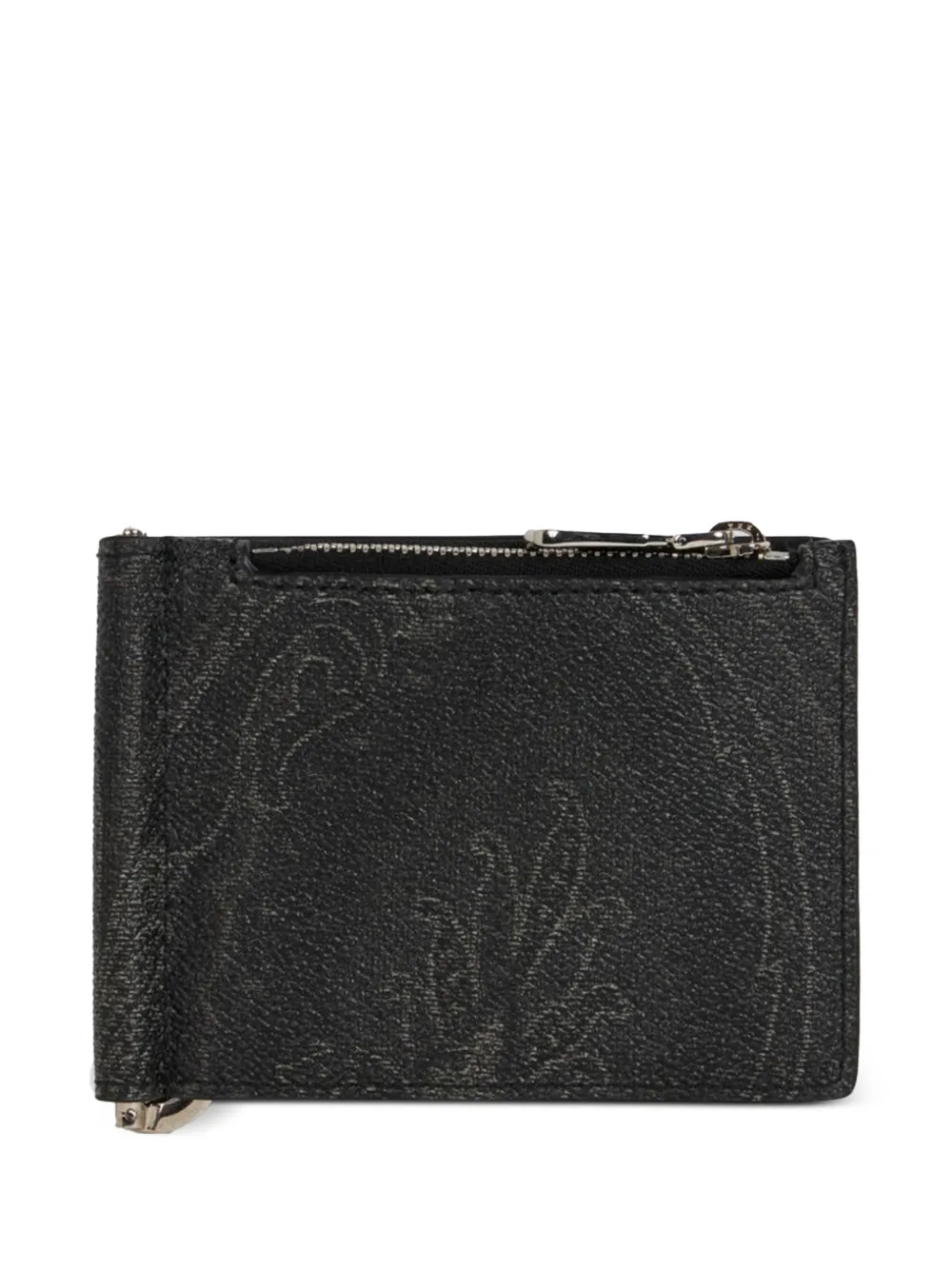 Etro Arnica Bifold Card Holder In Black