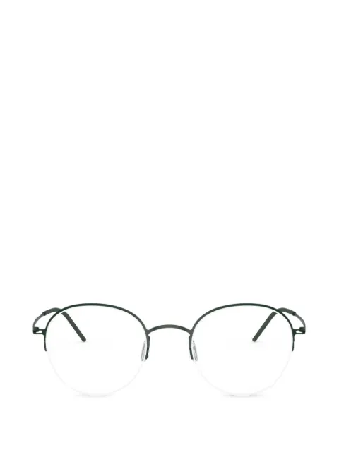 Giorgio Armani lentes con media armazón