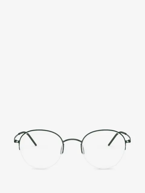 Giorgio Armani lentes con media armazón