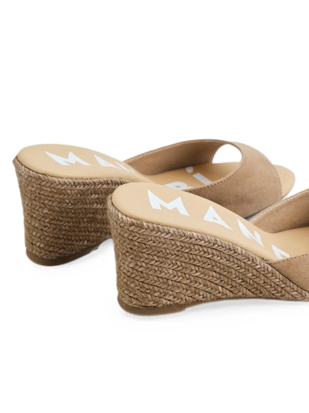 Manebi suede wedge espadrilles Bruin