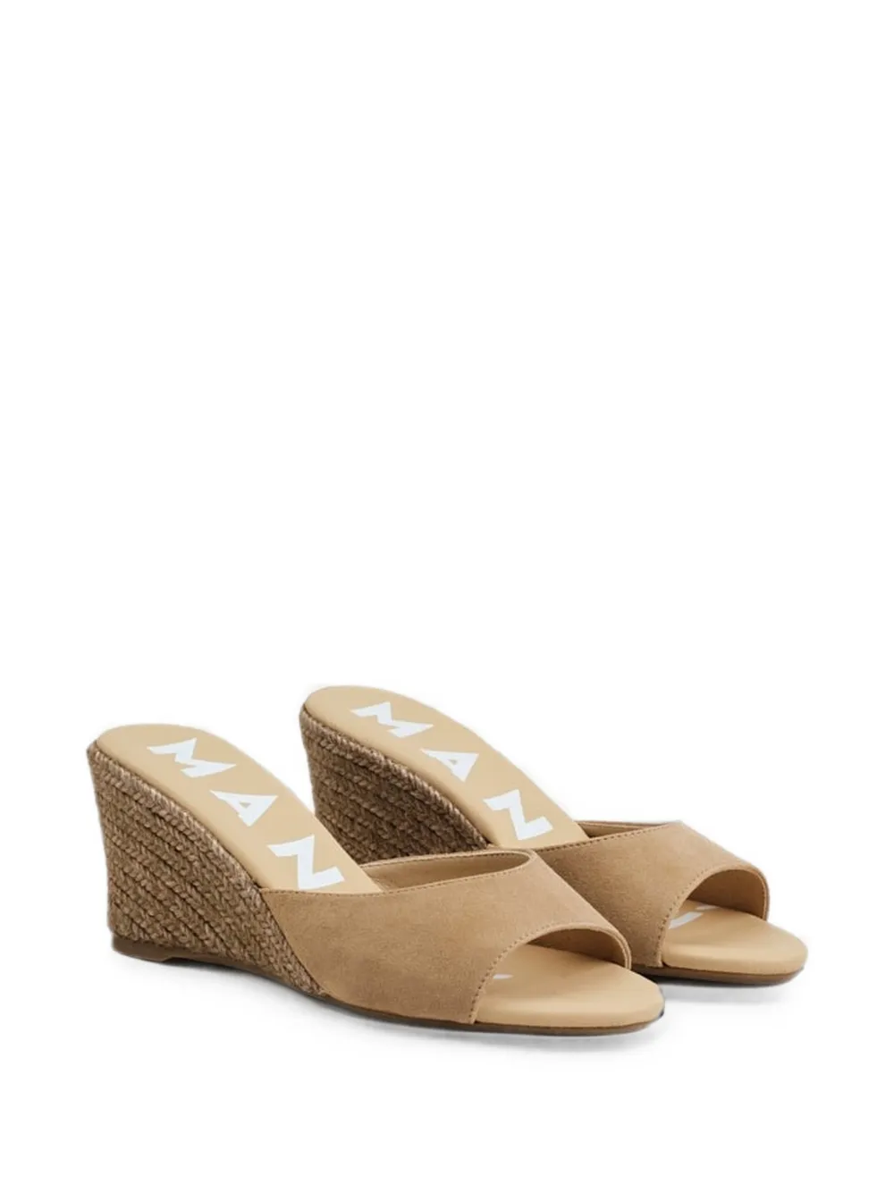 Manebi suede wedge espadrilles Bruin