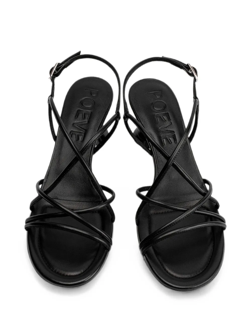 POEVE Lisan hourglass-heel sandals Zwart