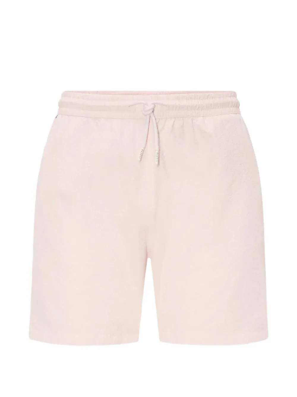 04651 Handelsgesellschaft MBH & Co. KG seersucker drawstring swim shorts - Rosa