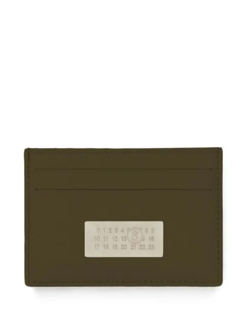 MM6 Maison Margiela logo-patch card holder