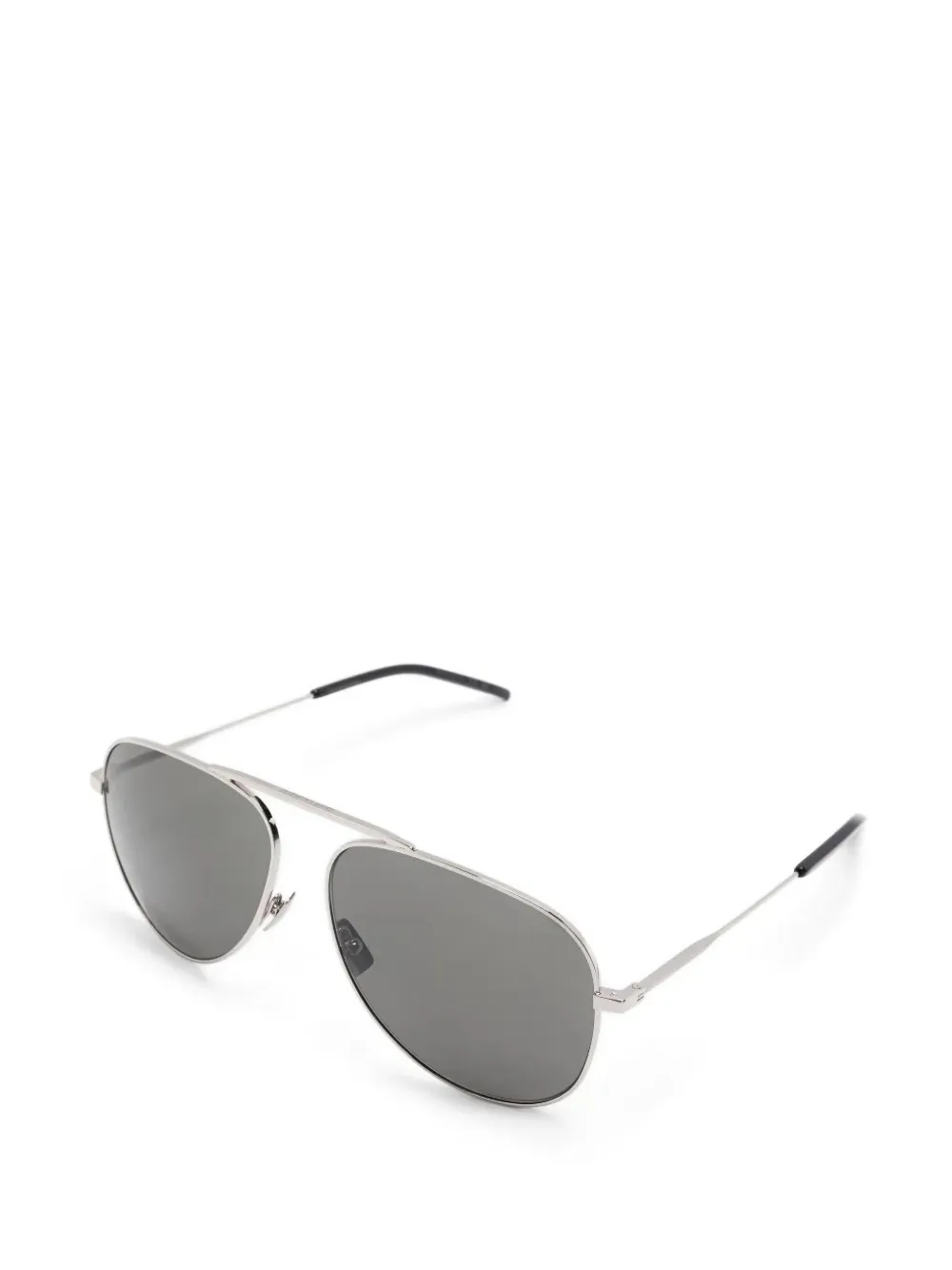 Saint Laurent Eyewear Zonnebril met piloten montuur Zilver