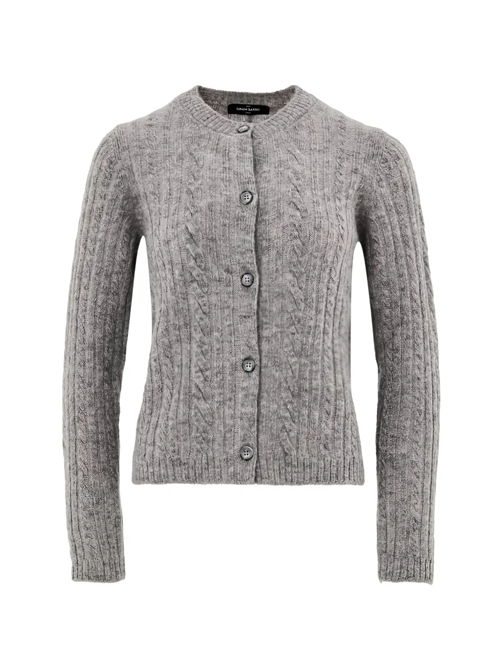 Gran Sasso cable-knit long-sleeve cardigan