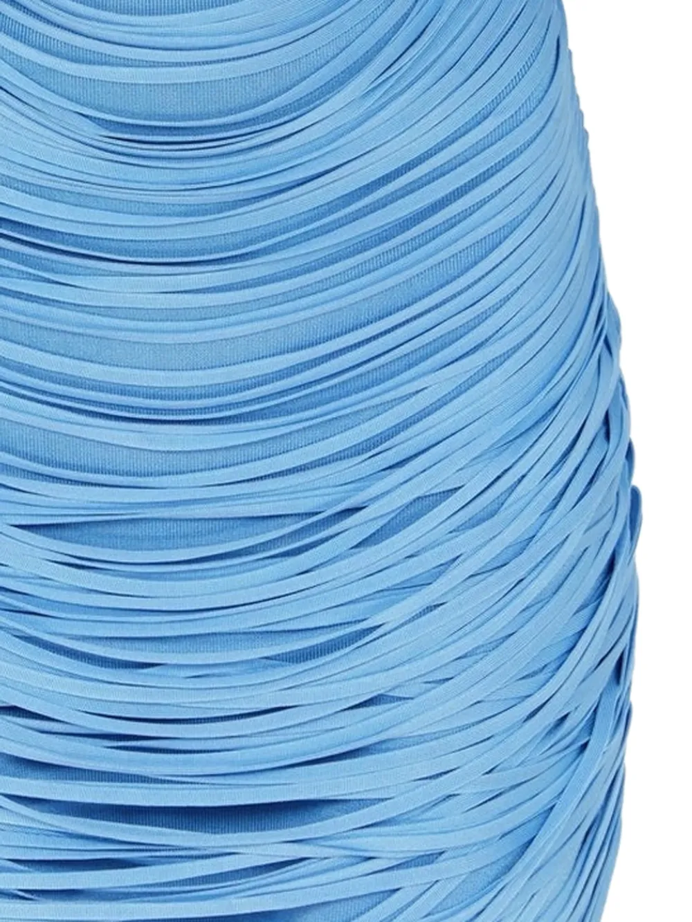 David Koma Mini-jurk met halternek en bandjes Blauw