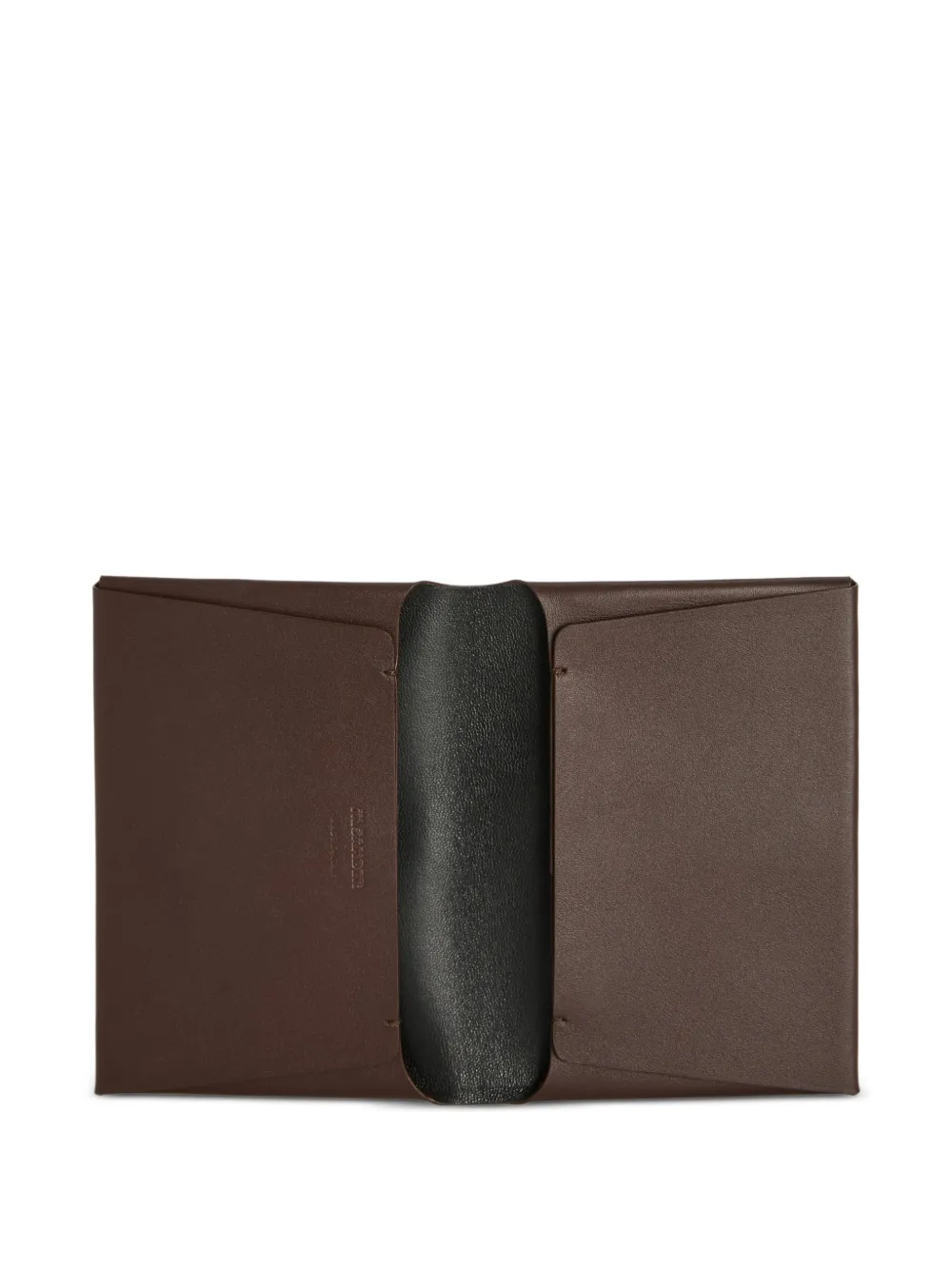 Jil Sander Leren paspoorthoes Bruin