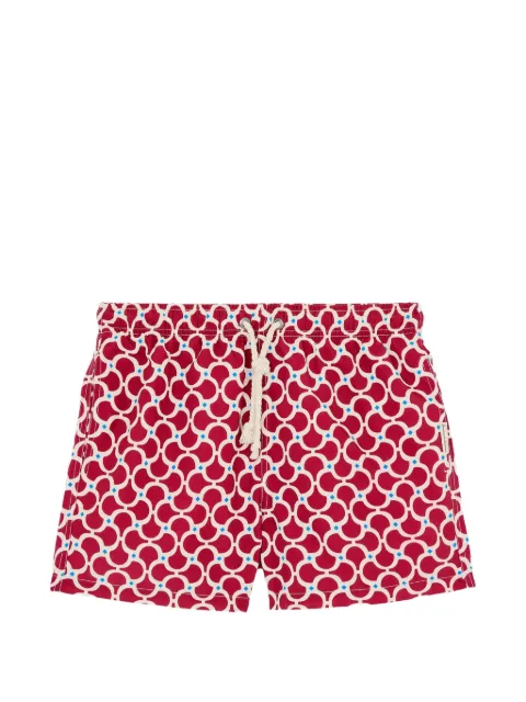 GASSA D AMANTE Nora geometric-print swim shorts