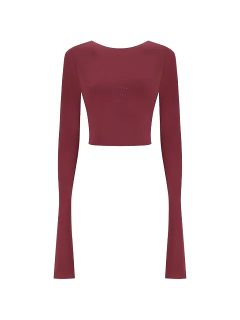 THE ANDAMANE Lia open-back crop top