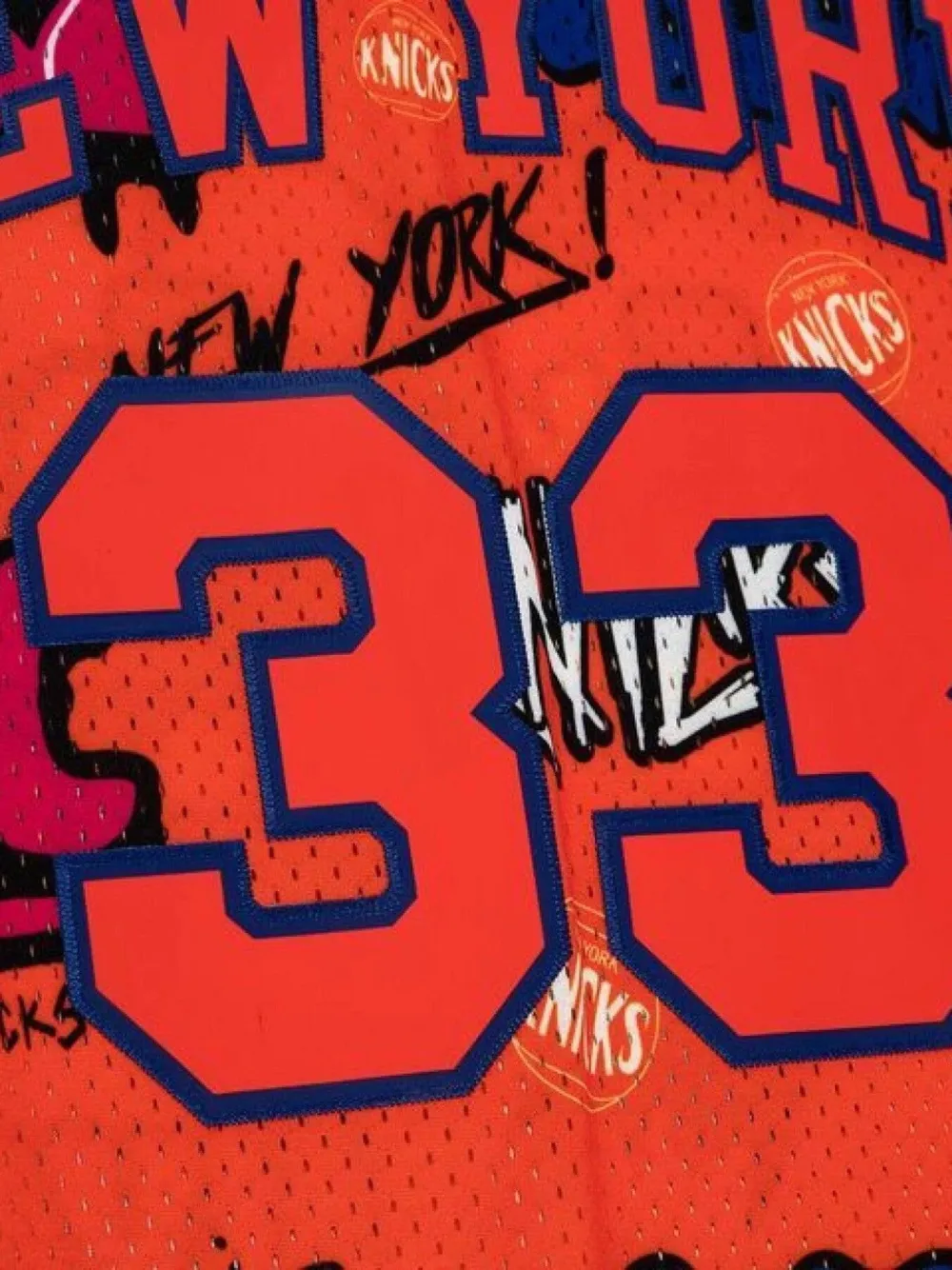Mitchell & Ness x Knicks 1991 Slap Sticker Swingman tanktop Oranje